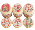Elf Christmas Edible Toppers | Elf on the shelf cupcake & Biscuit Decorations | I'm Back North Pole Breakfast Elf