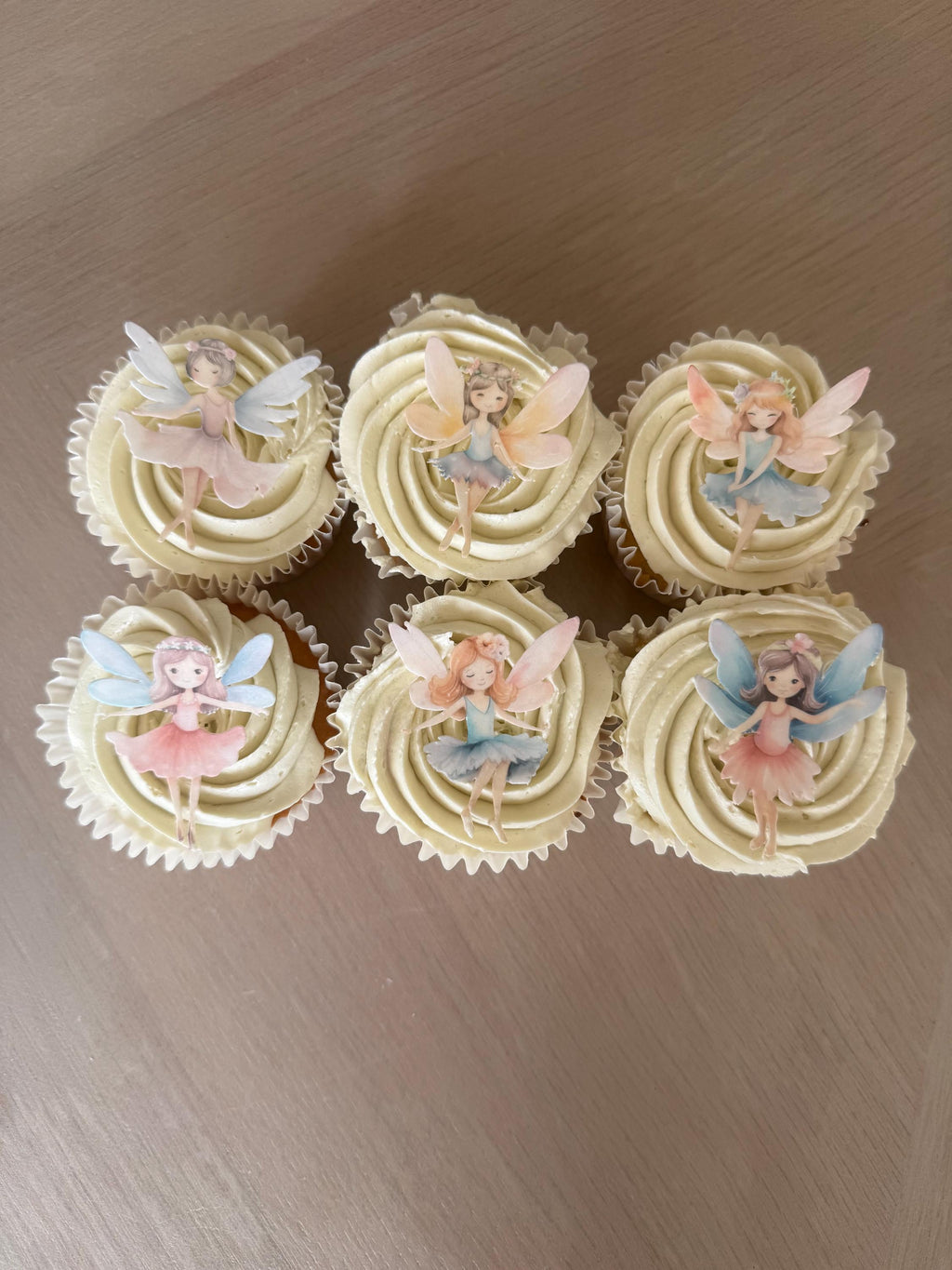 Fairy Edible Wafer Card Cupcake Toppers