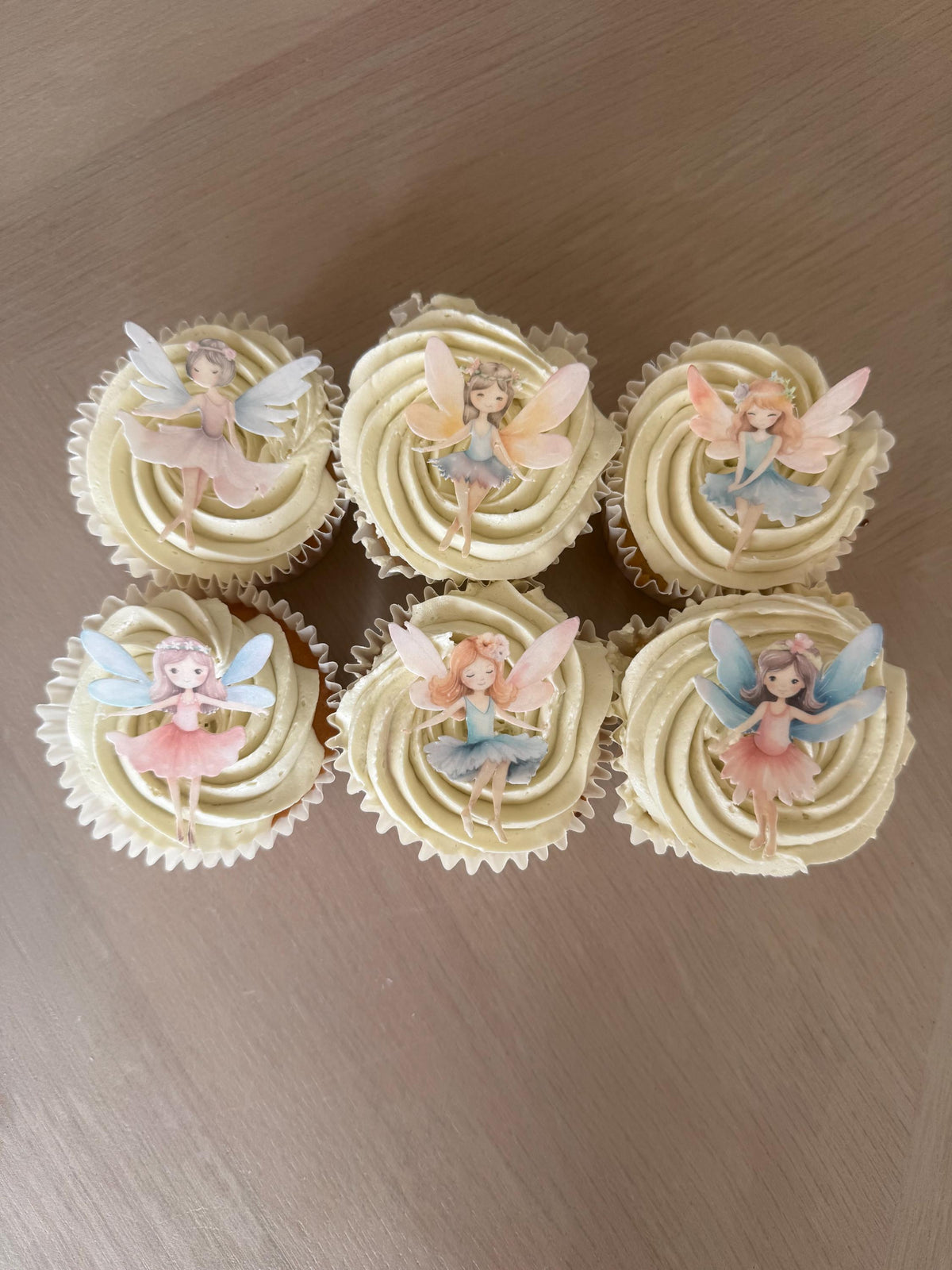 Fairy Edible Wafer Card Cupcake Toppers
