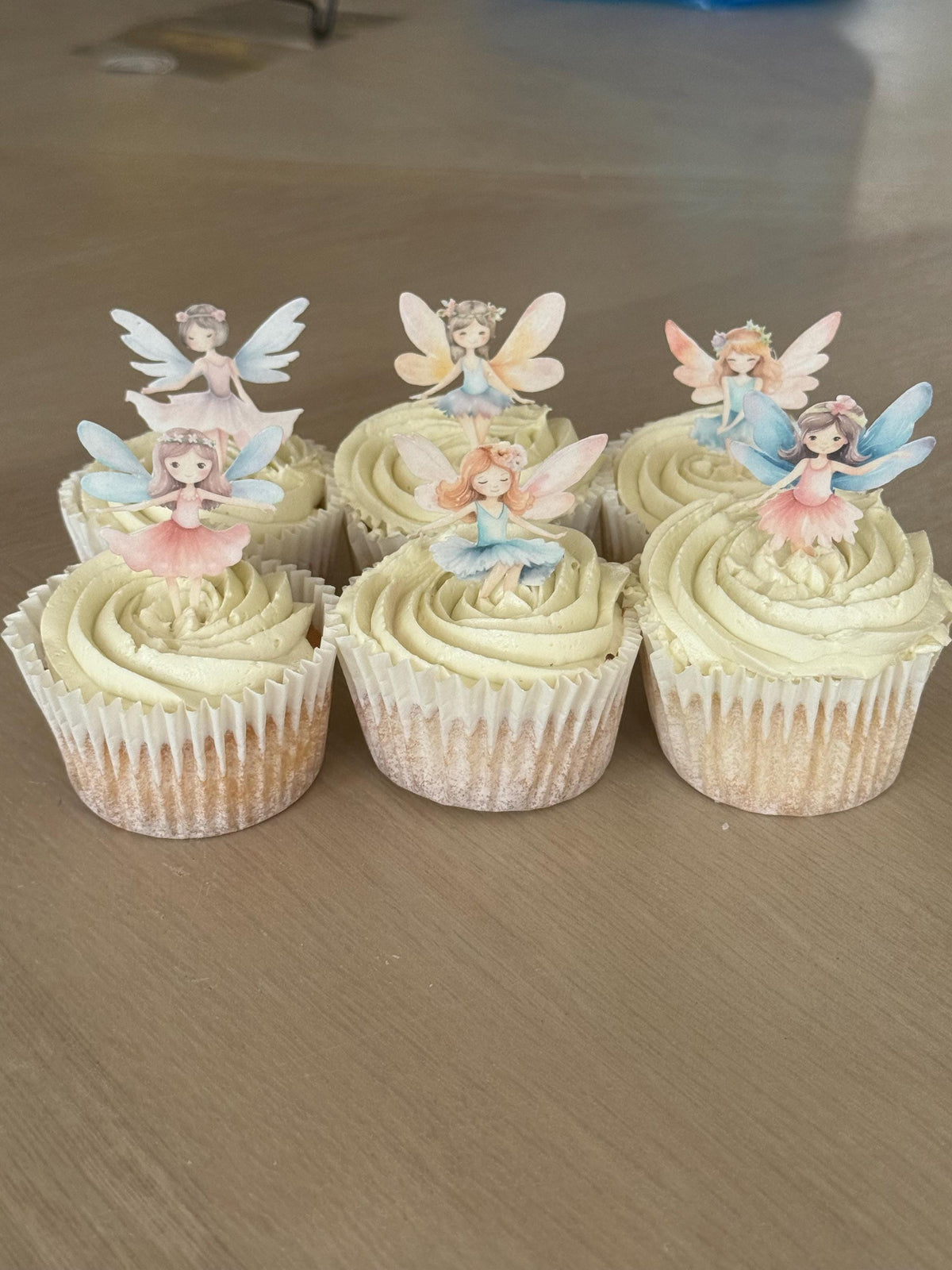 Fairy Edible Wafer Card Cupcake Toppers