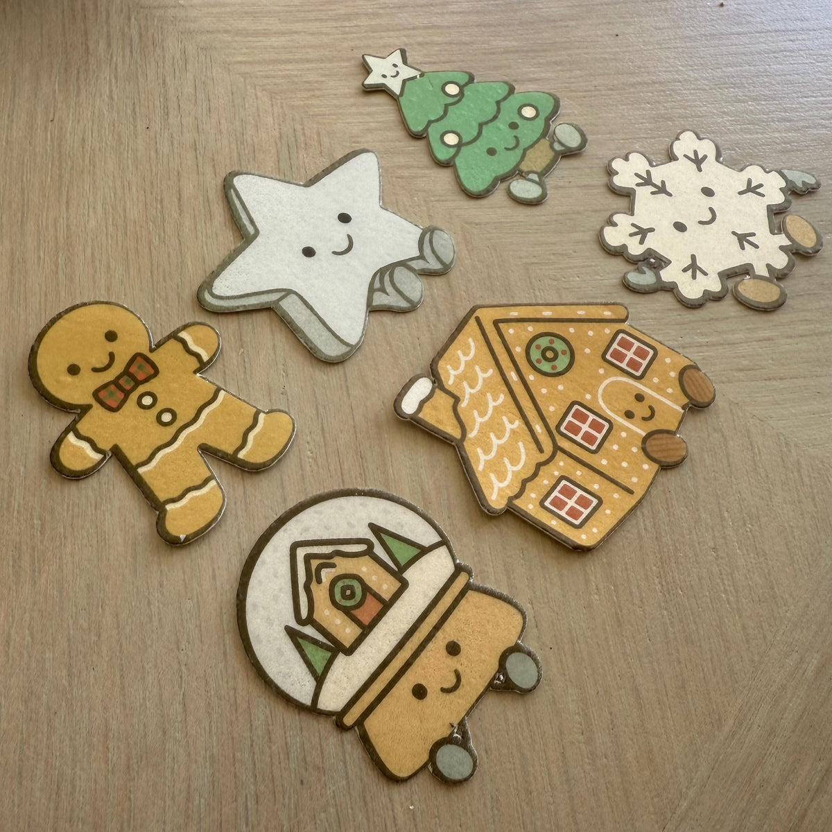 Christmas Amuseables Style Edible Cupcake Toppers