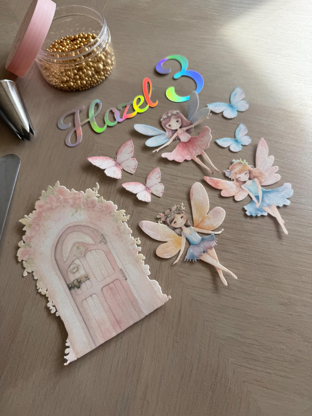 Fairy Edible Wafer Card Cake Decorations & Toppers