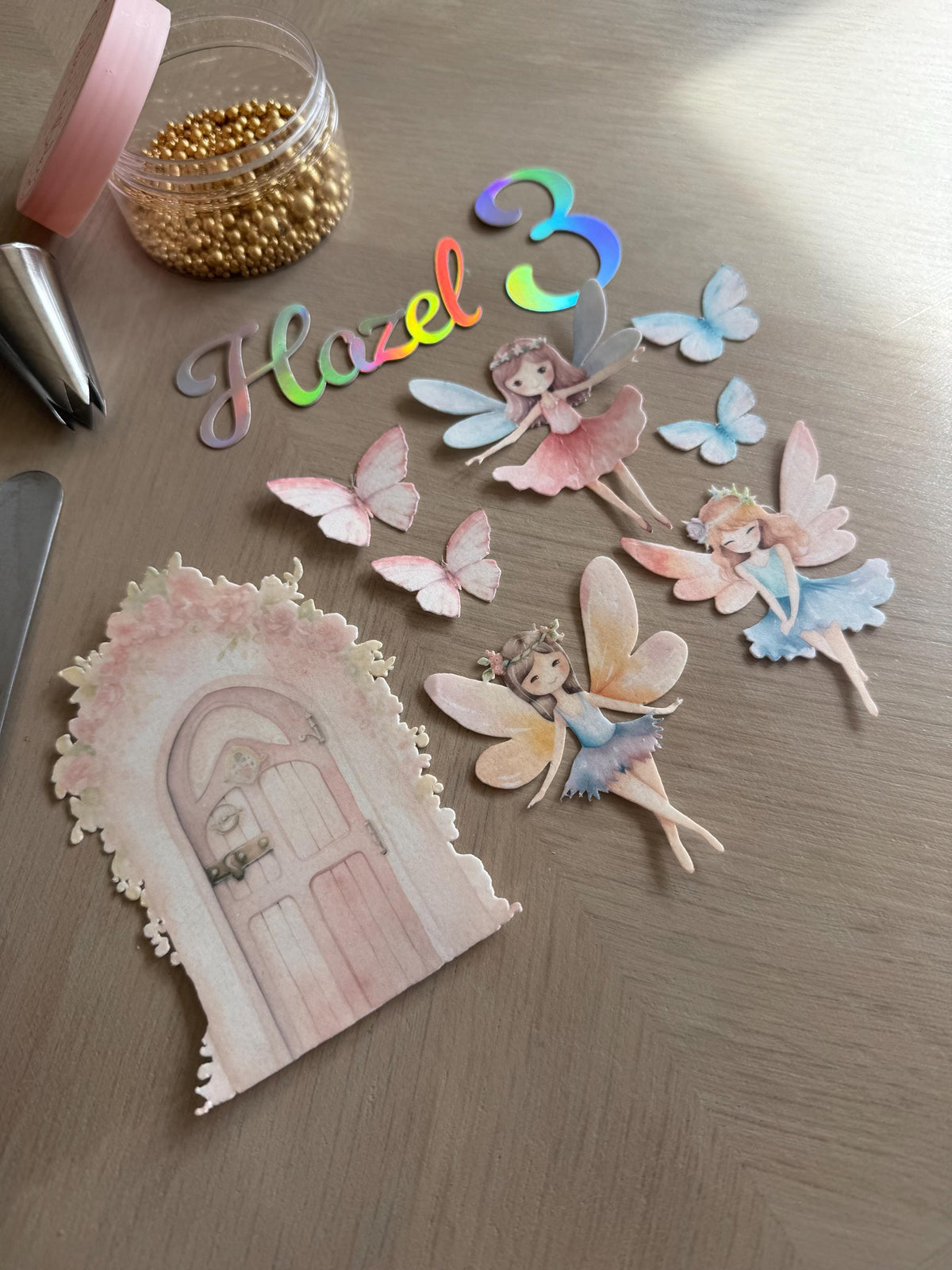 Fairy Edible Wafer Card Cake Decorations & Toppers