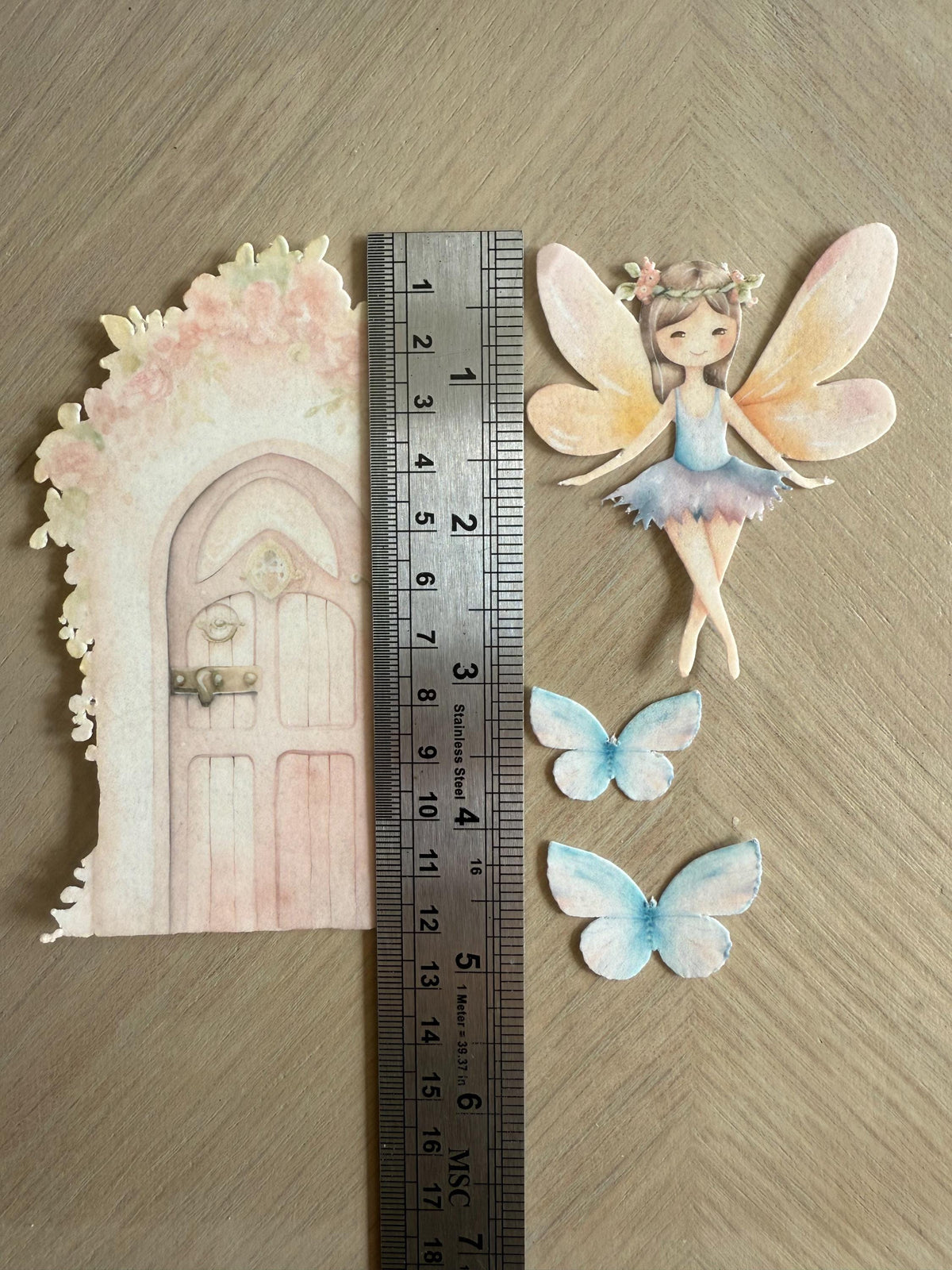 Fairy Edible Wafer Card Cake Decorations & Toppers