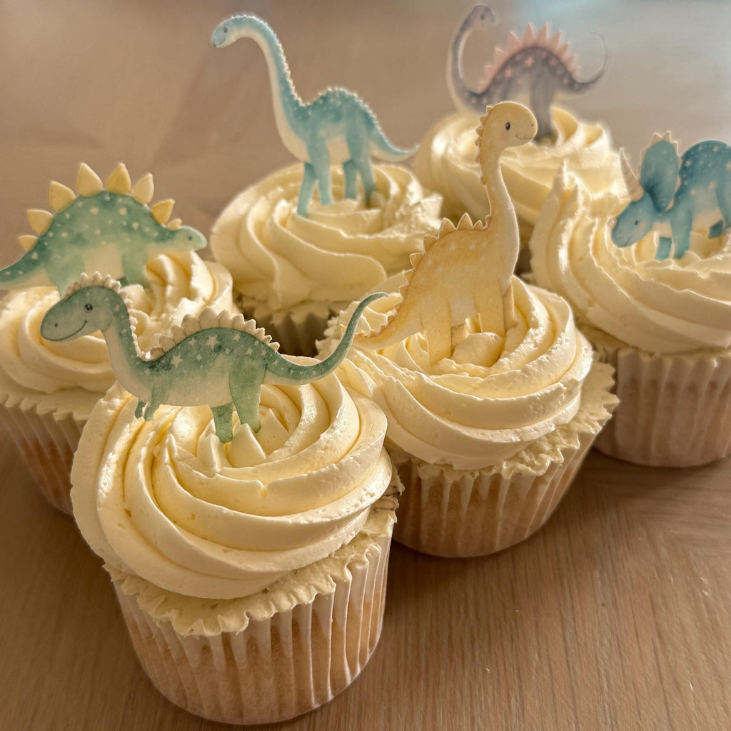Dinosaur Edible Cupcake Toppers
