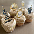 New Year's Eve Edible Cupcake Toppers
