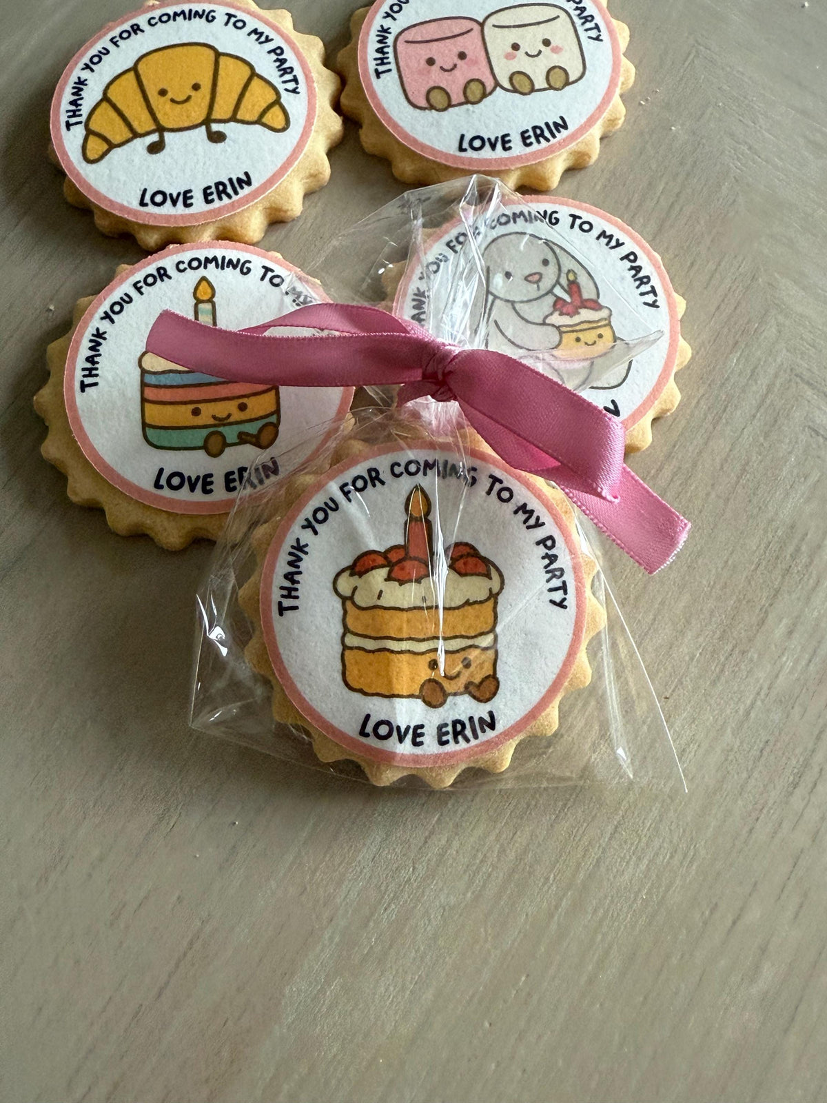Jellycat Amuseables Style Edible Icing Biscuit Toppers