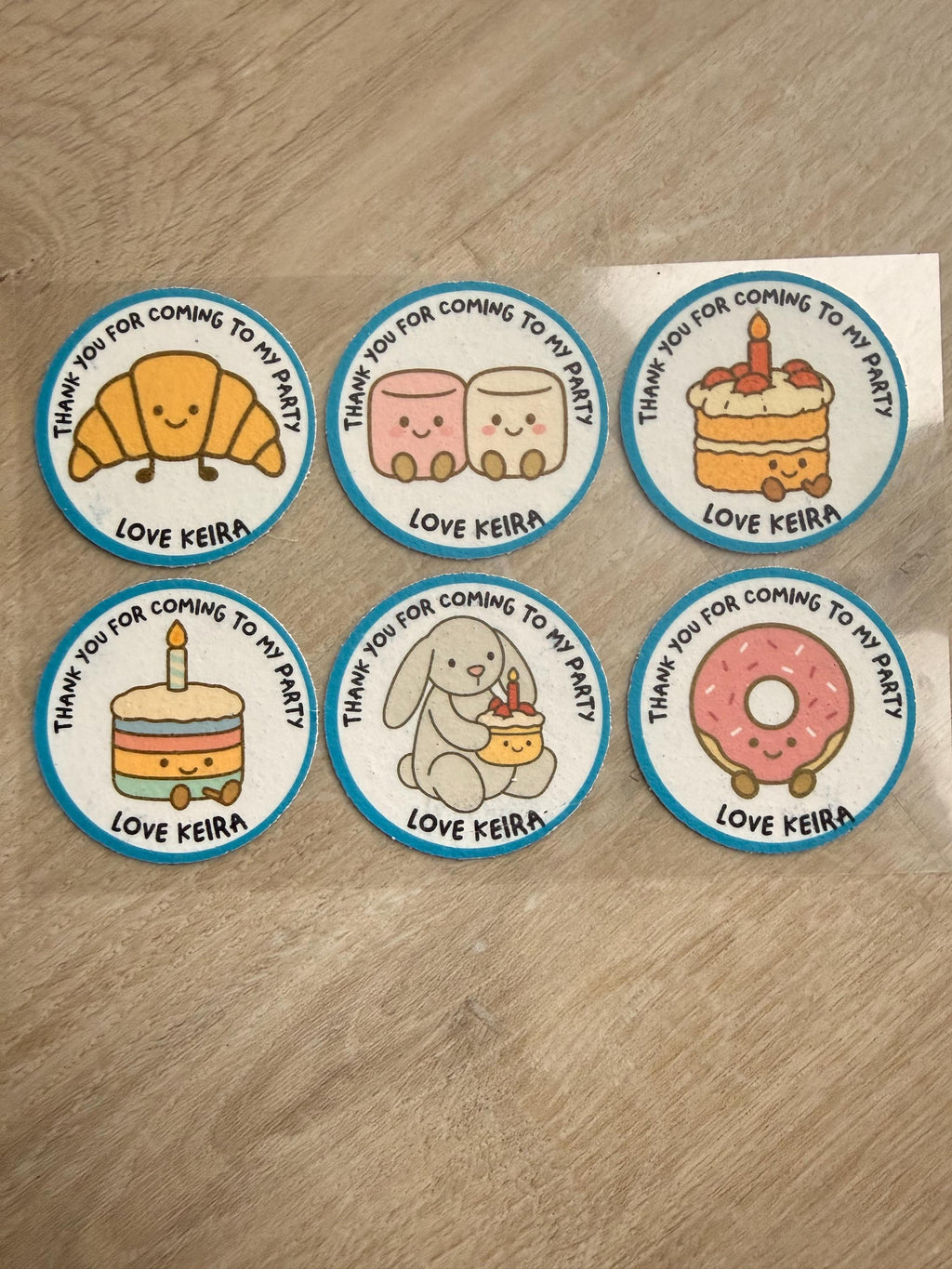 Jellycat Amuseables Style Edible Icing Biscuit Toppers