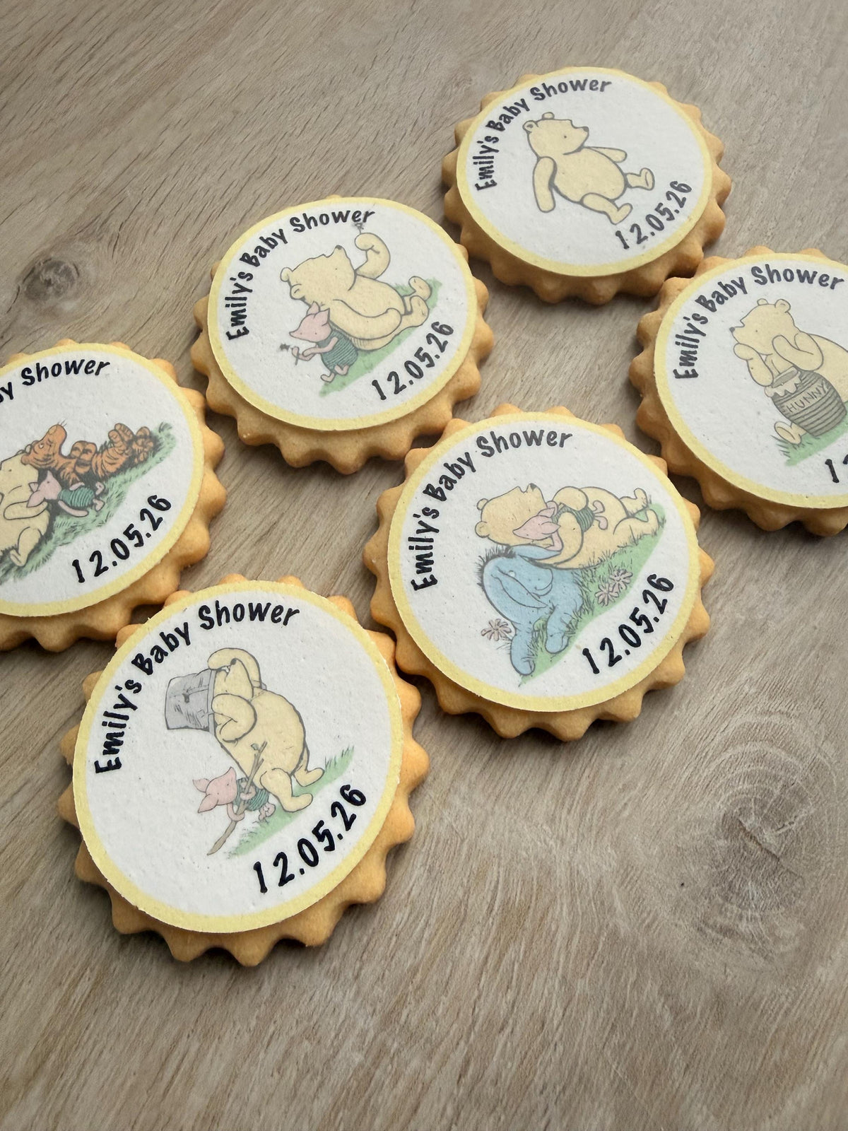 Winnie the Pooh Edible Icing Biscuit Toppers