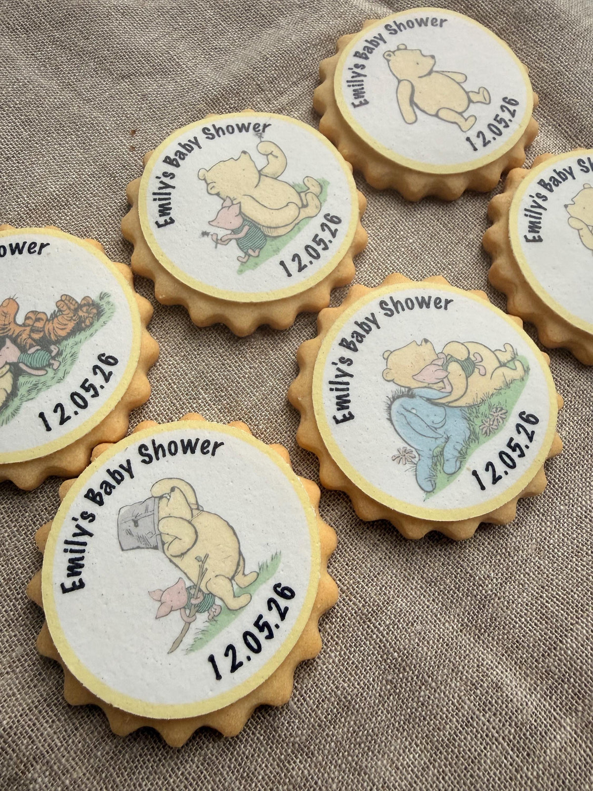 Winnie the Pooh Edible Icing Biscuit Toppers
