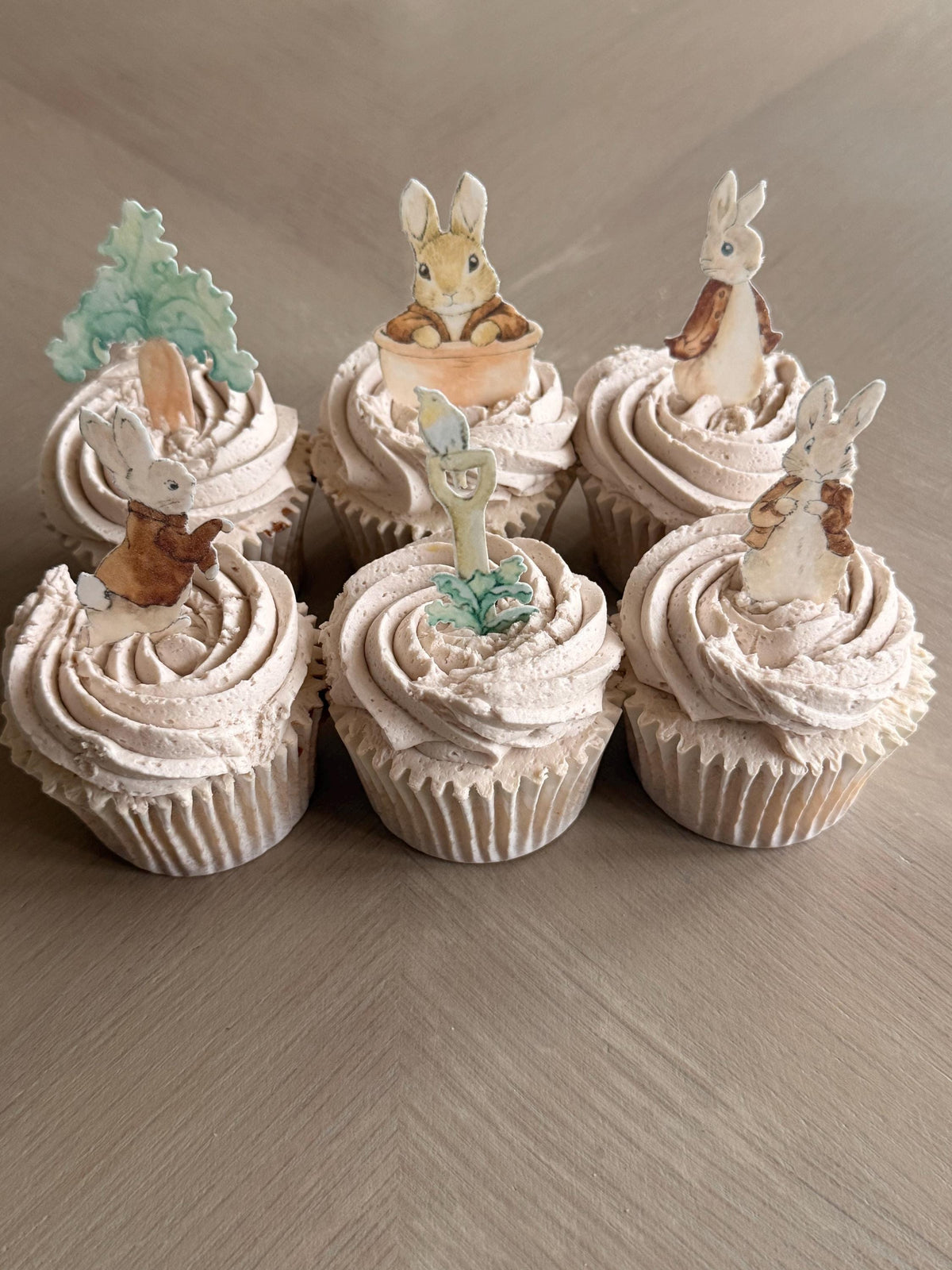 Classic Bunny Edible Cupcake Toppers
