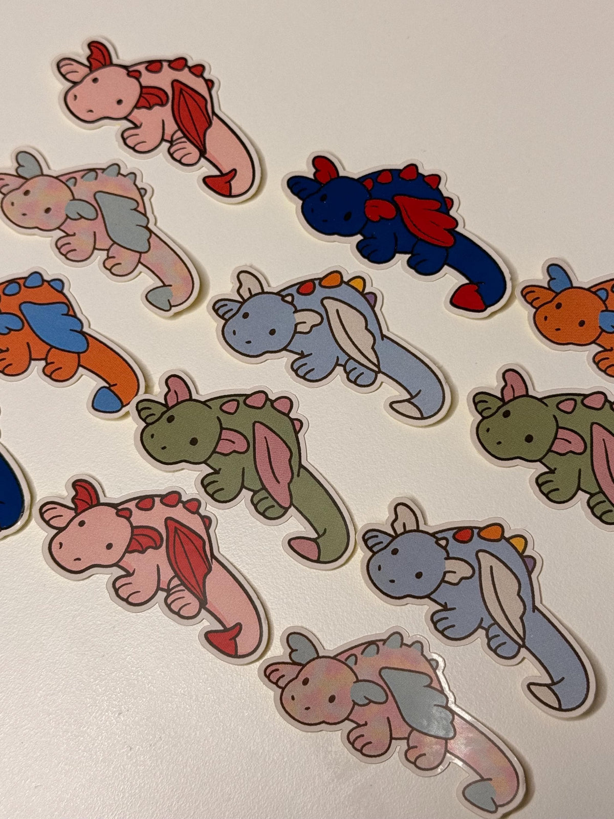 Kawaii Dragon Sticker Set