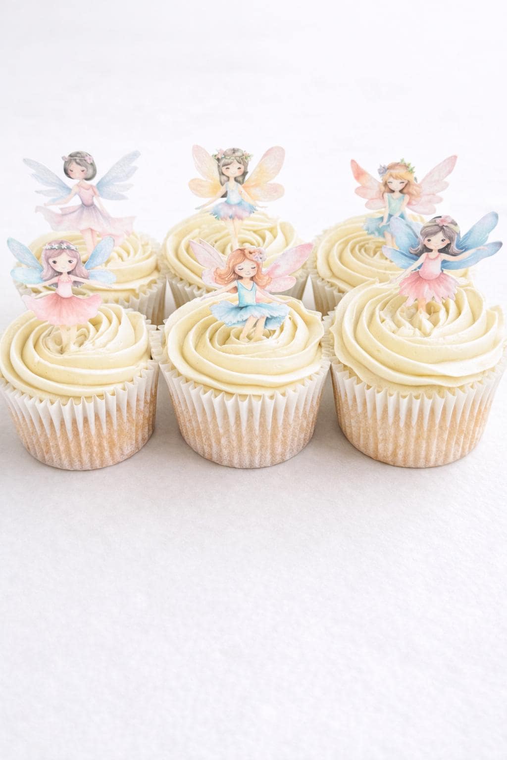Fairy Edible Wafer Card Cupcake Toppers