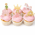 Princess & Unicorn Edible Cupcake Toppers