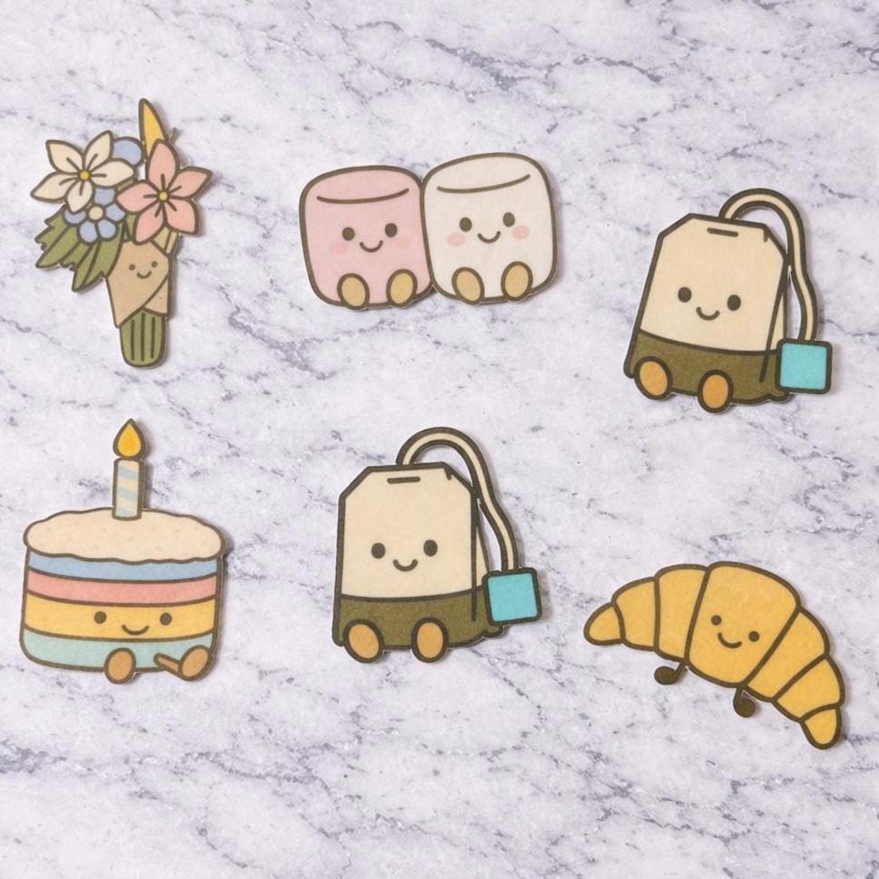 Amuseables Style Edible Cupcake Toppers