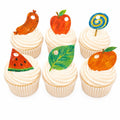 Hungry Caterpillar Edible Cupcake Toppers