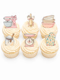 Baking Lover Edible Cupcake Toppers