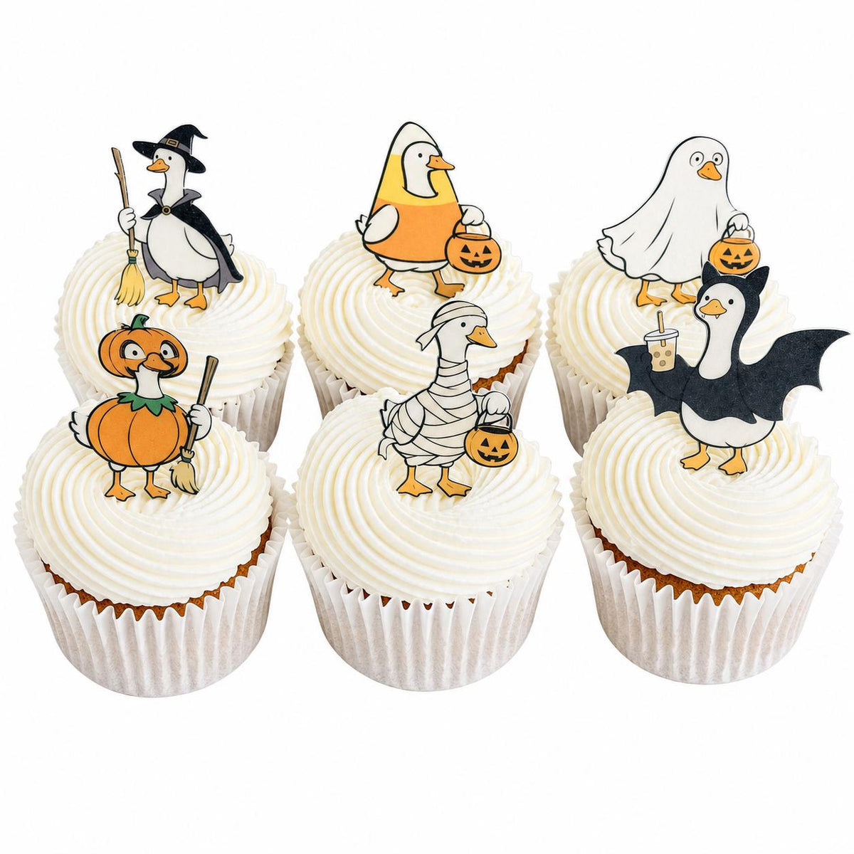 Halloween Goose Edible Cupcake Toppers