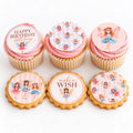 Fairy Edible Biscuit Toppers, 5cm, Enchanted Garden