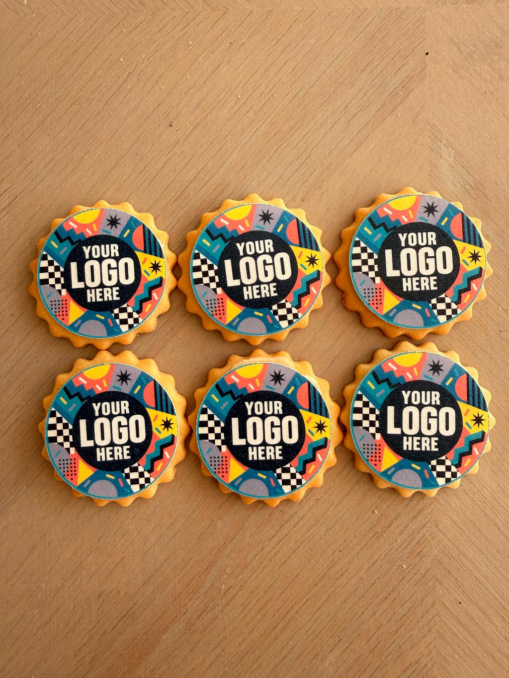 Custom Logo Edible Icing Toppers