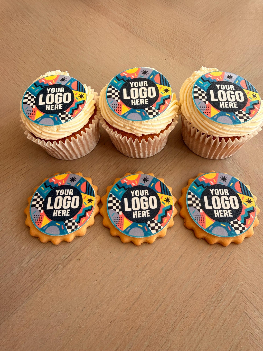Custom Logo Edible Icing Toppers