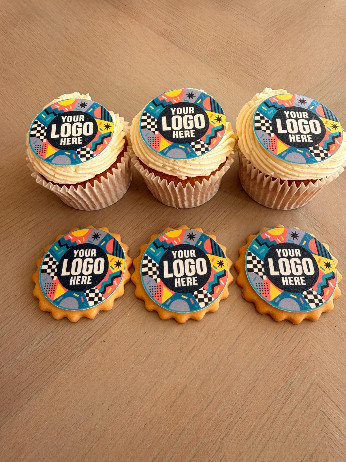 Custom Logo Edible Icing Toppers