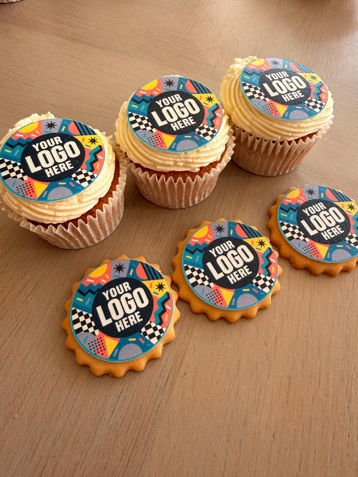Custom Logo Edible Icing Toppers