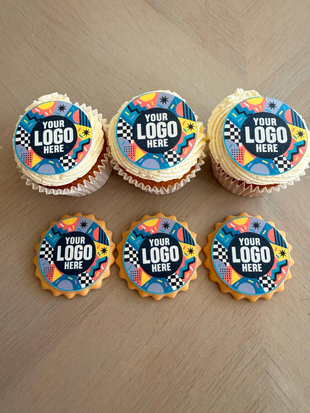 Custom Logo Edible Icing Toppers