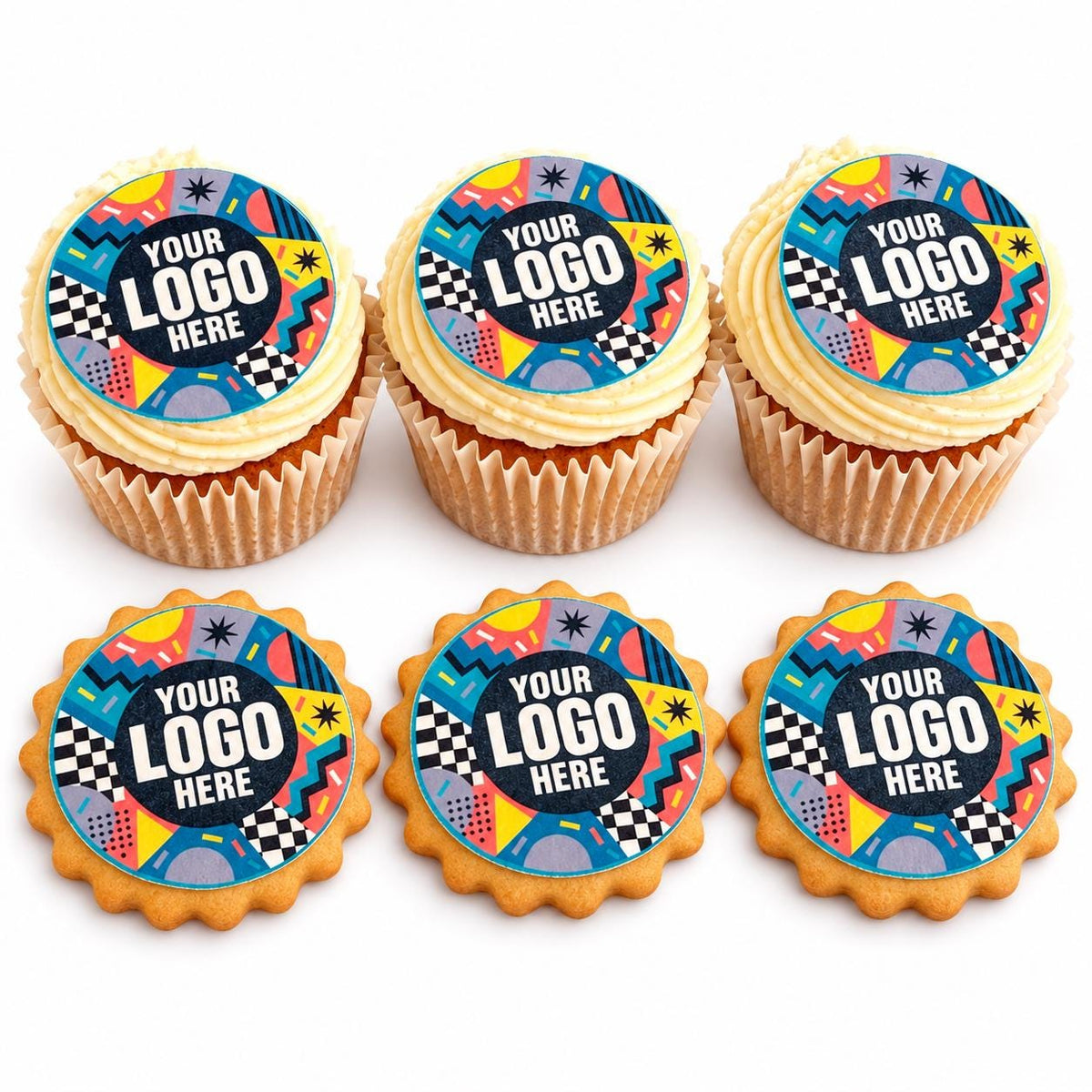 Custom Logo Edible Icing Toppers