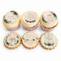 Winter Baby Shower Edible Biscuit & Cupcake Toppers, 5cm